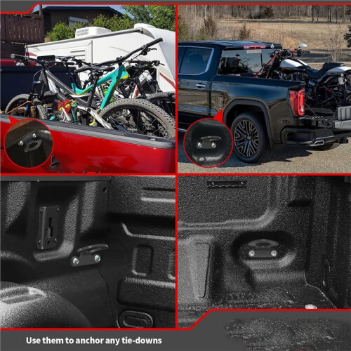 Tie Down Hooks Anchor, for  F150, 2004-2017 Styleside, 2001-2010 Explorer Sport Trac 1