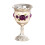 Gobelet rétro en alliage, Collection de verres-fleur de raisin 1 1