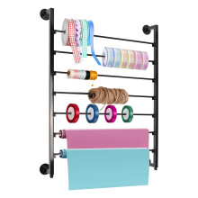 Space Saving Wall Hanging Ribbon Dispenser-Black seventh floor