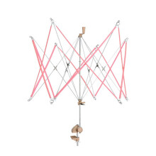 Dense Hand Handle Thread Twist Quick Detachable Plan For-pink