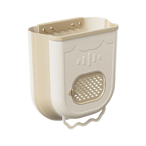 Breathable Plastic Laundry Basket Foldable Storage Bin For-L 1