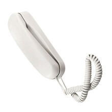 6X Bekabelde Wandtelefoon, Kleine Hoteltelefoon, Geschikt voor Thuis/Badkamer/School/Kantoor Vaste Wandtelefoon, Wit