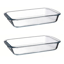 High Temperatures Resistant Glass Baking Dish For-1L and 1L