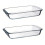 High Temperatures Resistant Glass Baking Dish For-1L and 1L 1