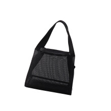 Ventilated Storage Bag For Travel Toiletries Spacious-Black