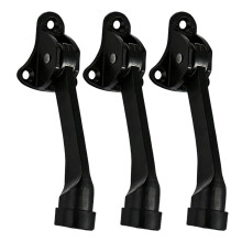 Heavy Type Zincs Alloys Door Stop With Nonslip-small black