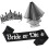 Airy Black Wedding Headband Head covering With-Ghost Bride 1 1