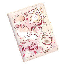 Lovely Cartoon Dog Diary With Strong PU Leather And-Meow Party