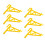Thickened Colony Frame Owner for Secure Frame Placement-Yellow 1