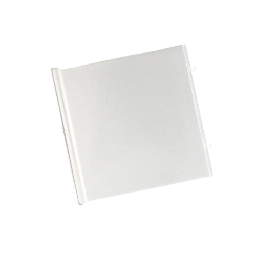 Space Saving Extendable Puss Barrier Ventilated-White trumpet
