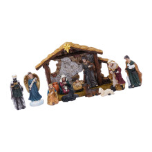 Resins Nativity Figurines Xmases Natvity Scene Statues Tabletop