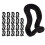 40Pcs Hanger Non-Slip Hooks Flocking  Hanger Non-Slip Hooks Clothes Non-Slip and Space-Saving Stacking Hooks 1