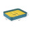 Nordic Rectangle Shape Drain Basket Storage Rack Tea Dessert Tray Home Storage Shelf Kitchen Tool for Fruit Vegetable B 4