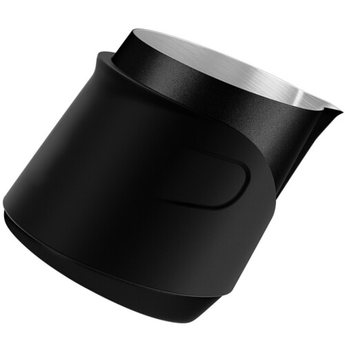 Coffee Art Pitcher Stainless Steel Handleless Milk-Black