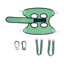 Secure Pet Grooming Hammocks For Dog Cats Nail Clipping-Green L