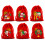 6 Pack Premium Holiday Packaging 20x30cm Use Gift-SD08 series 1