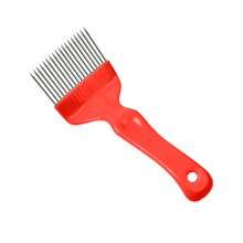 18 Pin Stainless Steel Honeys Uncapping Fork With Strong-Red