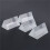8Pcs Clear Triangular Prism for Rainbow Lights Crystal Optical Prisms Glass Physics Teaching Refracted Light Spectrum 10