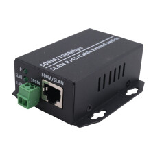 4Pcs Ethernet IP Extender over Coax HD Network Kit EoC Coaxial Cable Transmission Extender for Security CCTV Cameras(A)