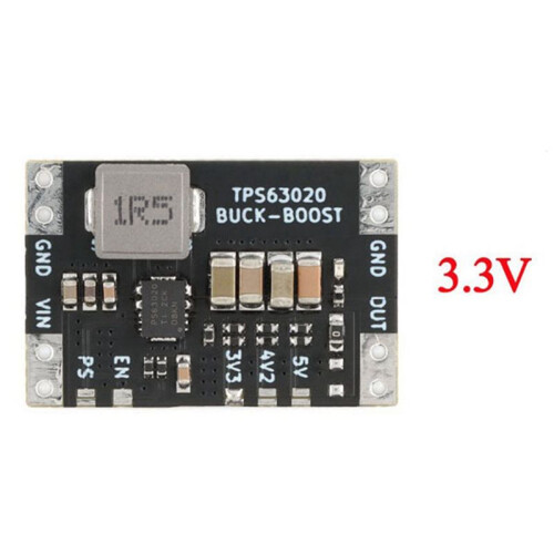 3X XL63020 TPS63020 Lithium Battery USB Automatic Boost Buck Step  Down Module Microcontroller Power Low Ripple 3.3V 1