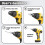 Keyless Drill Chuck Bit, 2Pcs Drill Chuck Adapter with 10Pcs Drills,1/4 Inch Hex Shank Drill Chuck Fast Change Converter 5