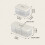 Multiple Chamber Seasoning Owner Not Toxic-Cream white two pack 2