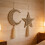 Décorations murales en forme d'étoile en bois faites à la-C 7