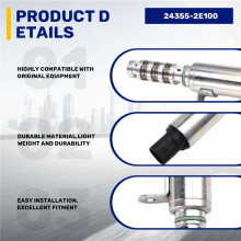 Oil Control Variable Valve Timing Solenoid 24375-2E100 24355-2E100 for Sonata Optima Exhaust Intake