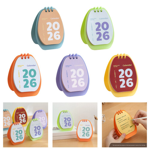 Fun Nut Plan Permanent Plastic Twist Limit Desk Calendar-Green 2