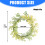 Decorative serviette Clasps Premium Faux Plant Component Dinner 3