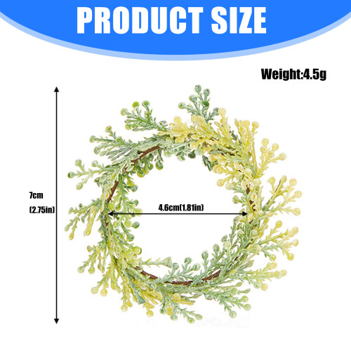Decorative serviette Clasps Premium Faux Plant Component Dinner 2