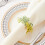 Decorative serviette Clasps Premium Faux Plant Component Dinner 7