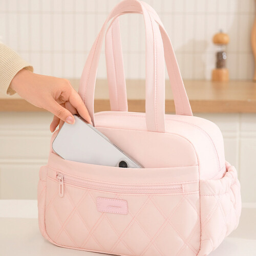 Praktische Picknick-Lunchbox mit Vordertaschen,-grau 2