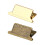 2/4Pcs Retro Note Paper Clip Bookmarks Page Clips-2 pieces 3