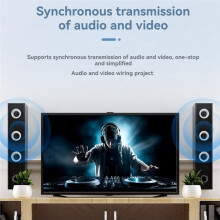 4K 30Hz -Compatible Wireless Extender Video Transmitter Receiver 250M Extender for DSLR Home Gaming Cameras