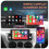 Rádio de Carro de 5,9 Polegadas 1Din Carplay Android Auto Multimedia Player Rádio de Carro Universal  FM USB SWC EQ Mirror Link 2