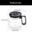 Contemporary 16oz Clear Coffee Mug Friendly Design Multipurpose 3