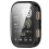 Case and Screen Protector Black Full Coverage TPU Bumper Frame Scratch Resistant for Amazfit Bip 6 2