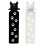 2Pcs Fun Feline Themed Bookmarks Plastic Textbook Page-Black 2