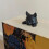 2Pcs Fun Feline Themed Bookmarks Plastic Textbook Page-Black 7