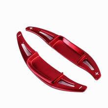 Red Aluminum Paddle Shifter Extensions for Mercedes CClass EClass SClass, Extended Reach Upgrade