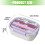 4 Compartment Food Storage Box 304 Steel  Packedlunch For 3