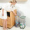 Strong Plastic Trash Container With Upper Area For-Black 3