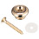Guitar Strap Part Includes 3 Pair Guitar Strap Buttons End Pins and 3 Pair Rubber Guitar Strap Blocks 4