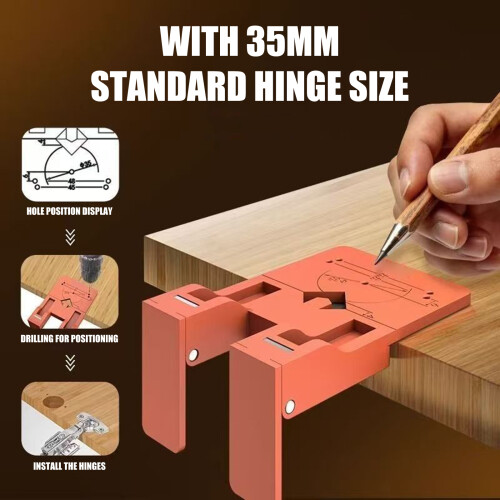 Professional Hinge Installation Magnetic Hinge Jig For-4 slices 1