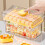 Press Type Ice Box Ice Storage Box Easy-Green single layer 3 2