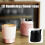 Coffee Art Pitcher Stainless Steel Handleless Milk-Black 3