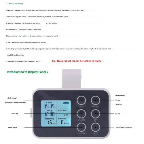 Intelligent Watering Device For Potted bushes Offering-c 1
