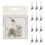 Lightweight Portable Metal Knitting Markers With Numeric-3 5