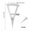 Dental Insert Measure Curvilinear Straight Head-Elbow Small 3